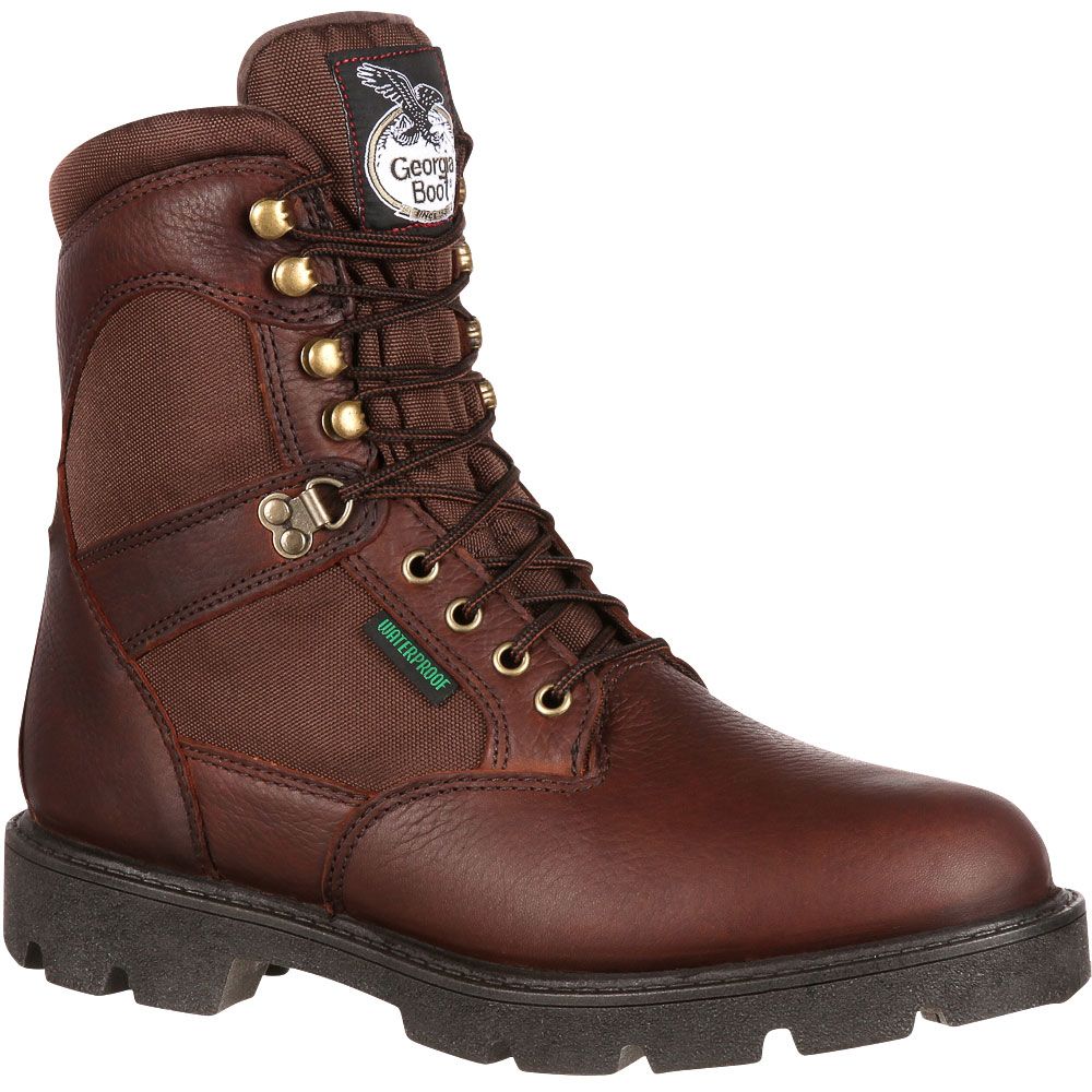 Georgia Boot G108 Non-Safety Toe Work Boots - Mens Brown