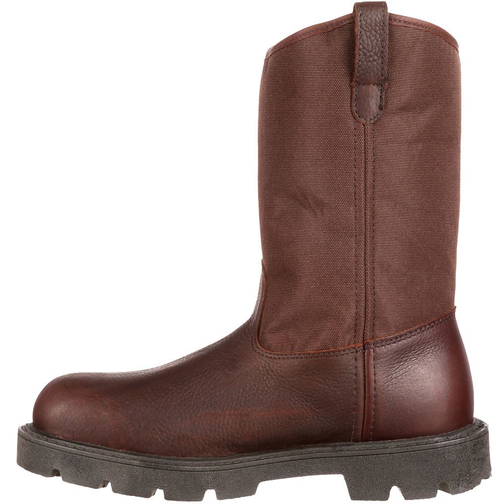 Georgia Boot G111 Safety Toe Work Boots - Mens Brown Back View