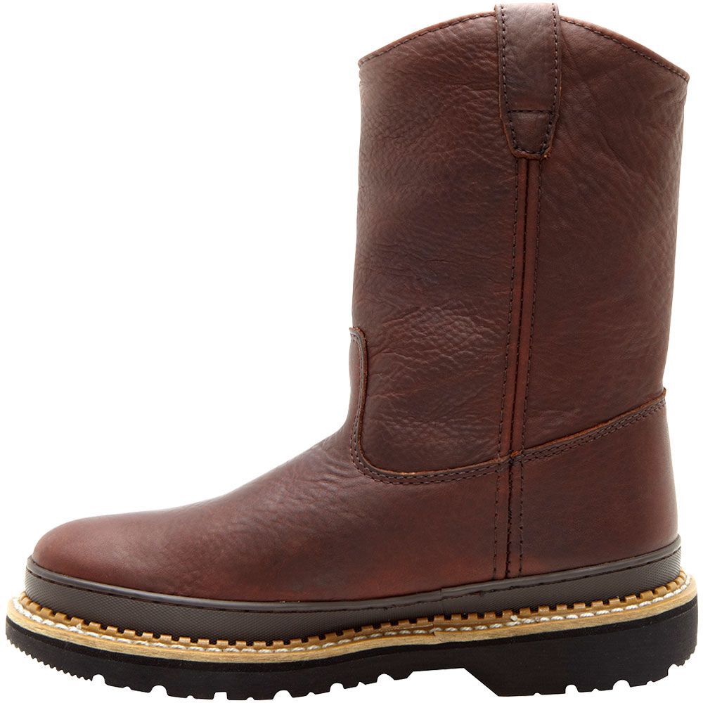 Georgia Boot G4374 Safety Toe Work Boots - Mens Brown Back View