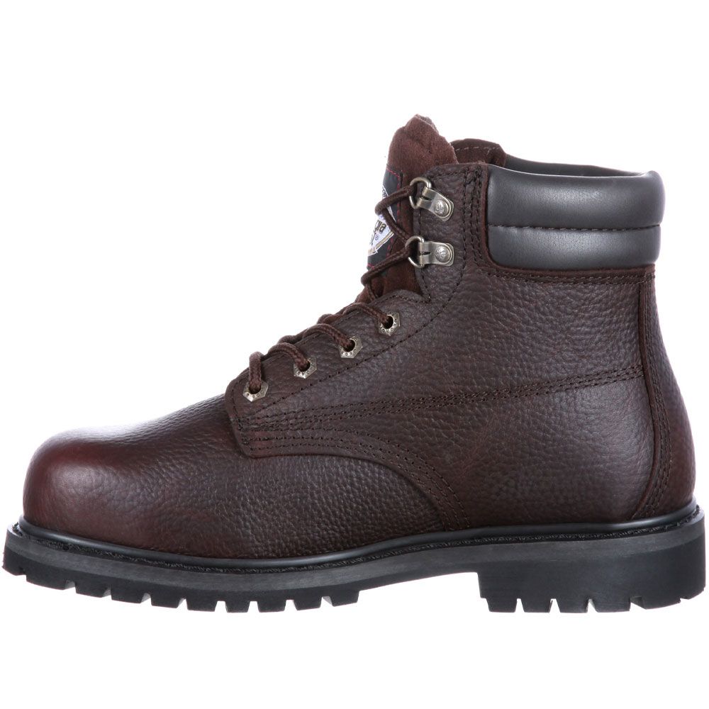 Georgia Boot G6174 Safety Toe Work Boots - Mens Brown Back View