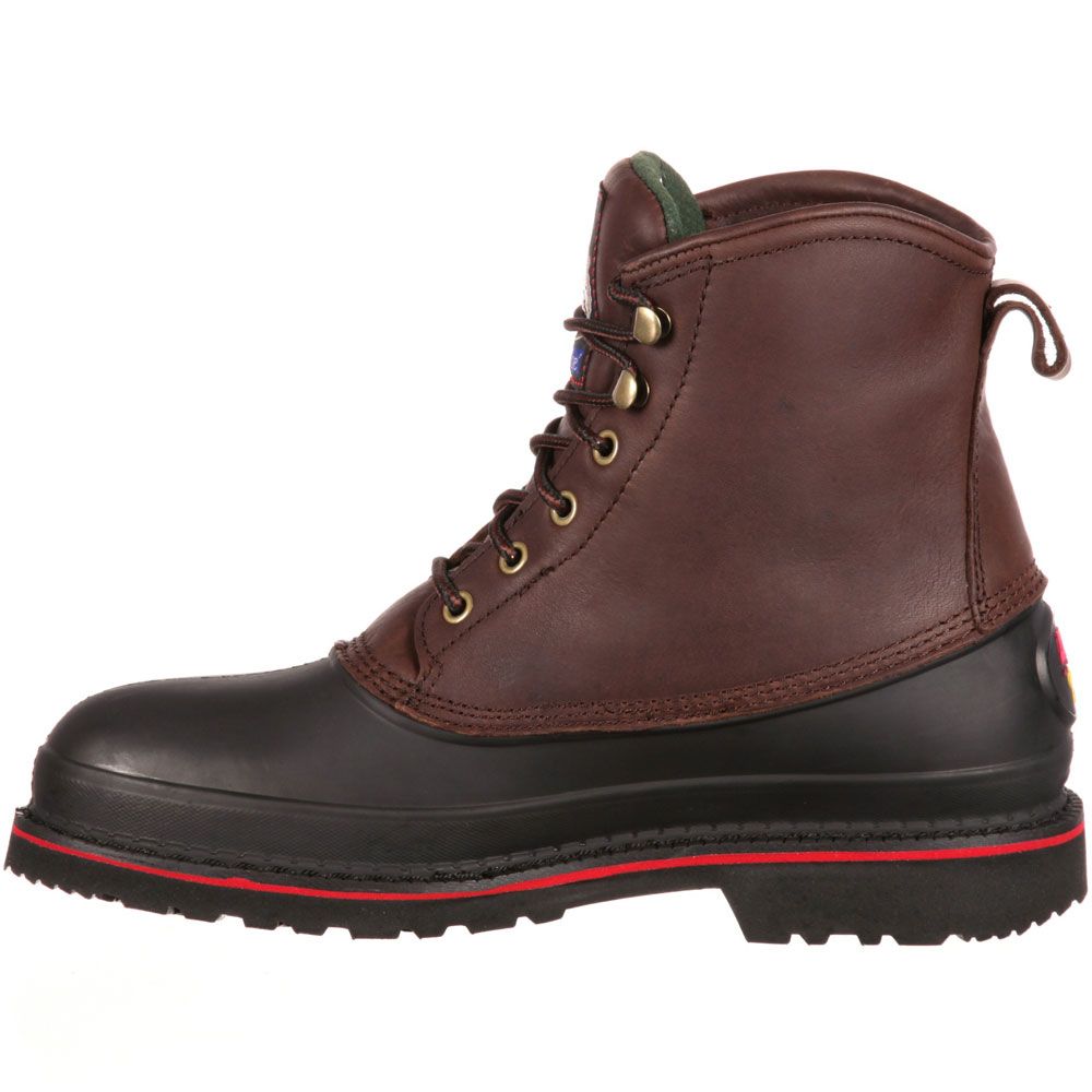 Georgia Boot G6633 Steel Toe Work Boots - Mens Back View