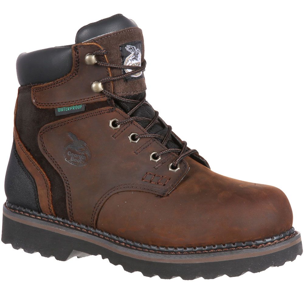 Georgia Boot G7334 Safety Toe Work Boots - Mens Brown