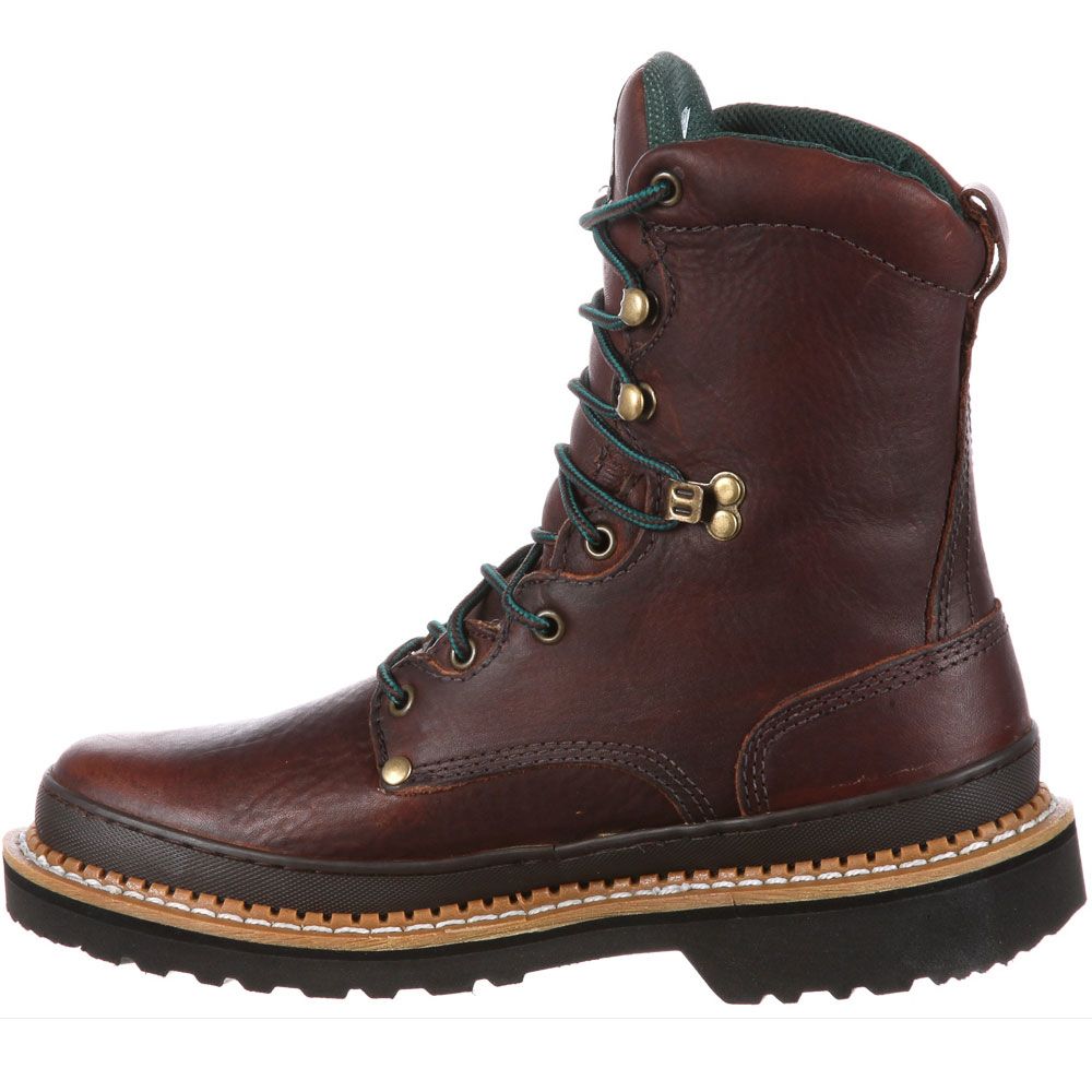 Georgia Boot G8374 Safety Toe Work Boots - Mens Brown Back View