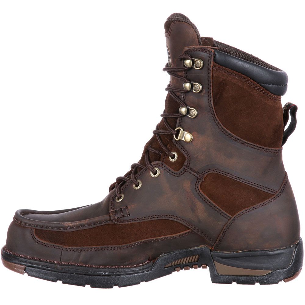 Georgia Boot G9453 Non-Safety Toe Work Boots - Mens Brown Back View