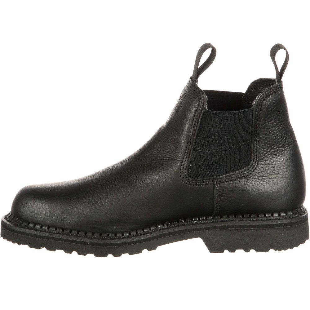 Georgia Boot Gb00084 Non-Safety Toe Work Shoes - Mens Black Back View