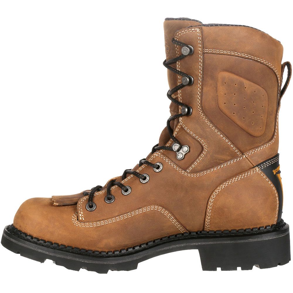 Georgia Boot Gb00122 Non-Safety Toe Work Boots - Mens Brown Back View