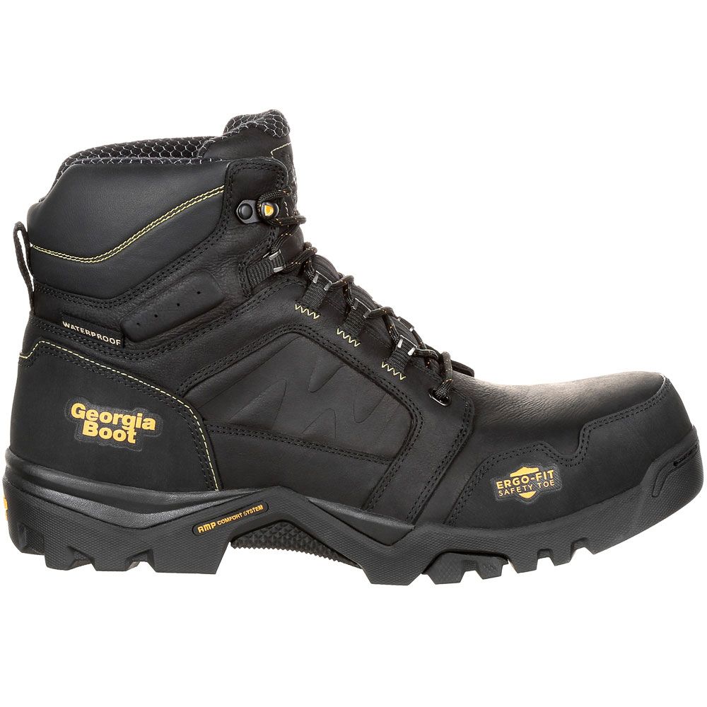 Georgia Boot Gb00130 Composite Toe Work Boots - Mens Black Side View