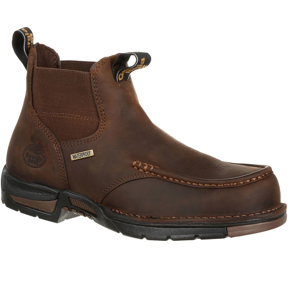 Georgia Boot Gb00156 Non-Safety Toe Work Boots - Mens Dark Brown
