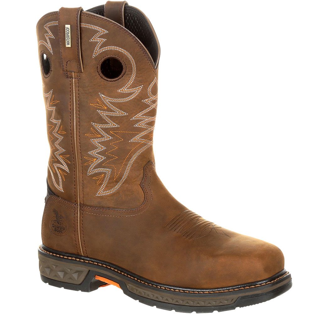 Georgia Boot Carbo TecLT  Alloy Toe Work Boots - Mens Brown