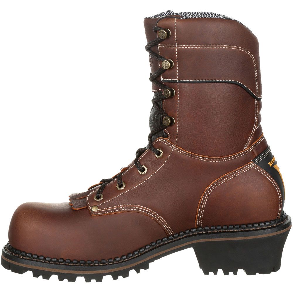 Georgia Boot Gb00236 Composite Toe Work Boots - Mens Brown Back View