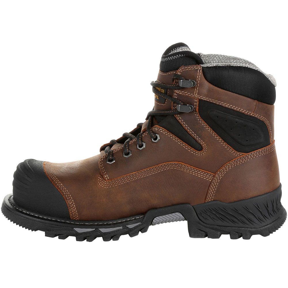 Georgia Boot Gb00284 Composite Toe Work Boots - Mens Brown Back View