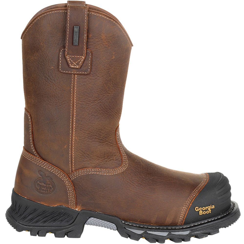 Georgia Boot Gb00286 Composite Toe Work Boots - Mens Brown Side View