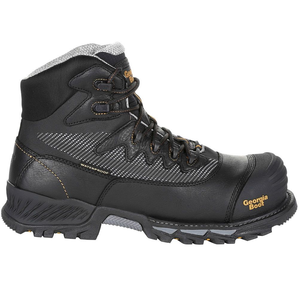 Georgia Boot Gb00311 Composite Toe Work Boots - Mens Black Side View
