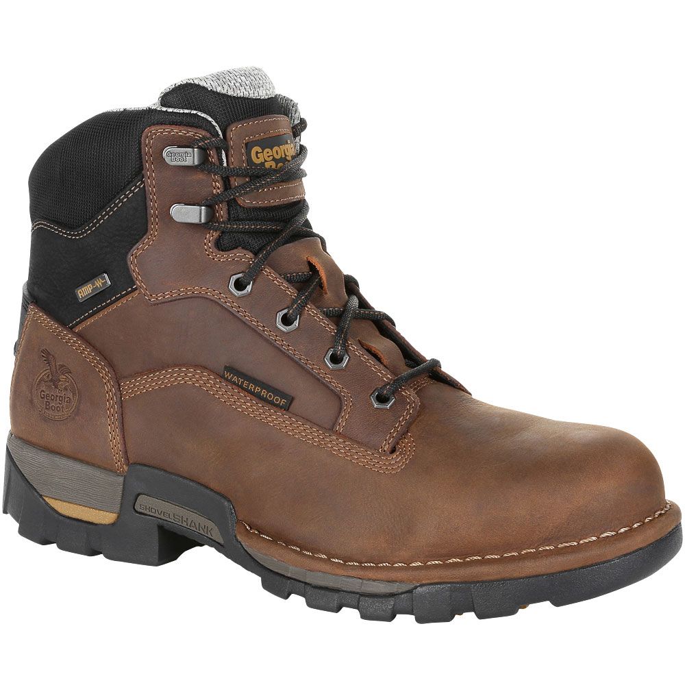Georgia Boot Gb00313 Safety Toe Work Boots - Mens Brown