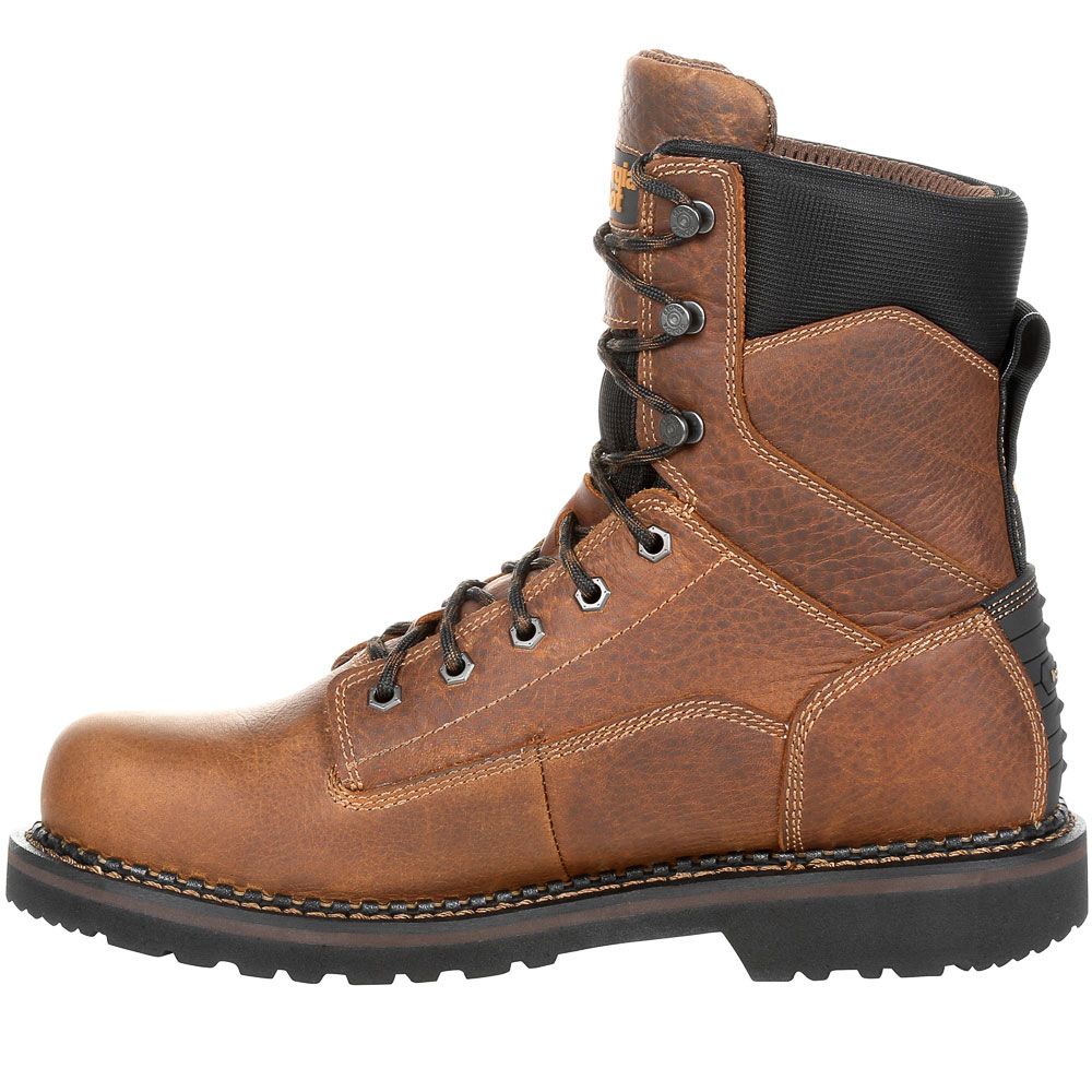 Georgia Boot Gb00318 Non-Safety Toe Work Boots - Mens Brown Back View