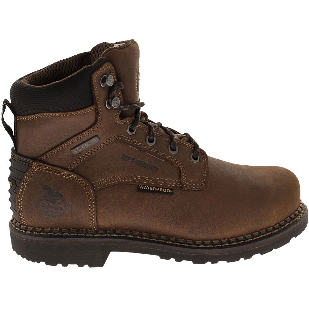 Georgia Boot Gb00322 Safety Toe Work Boots - Mens Brown Side View