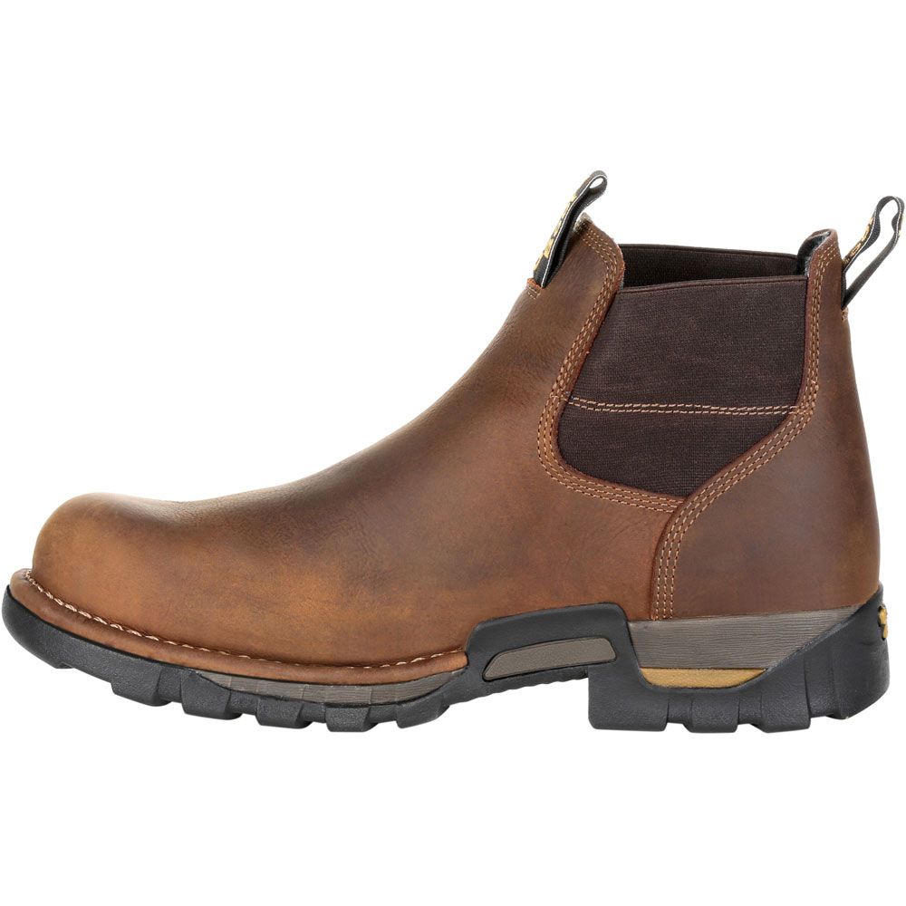 Georgia Boot Gb00337 Safety Toe Work Boots - Mens Brown Back View