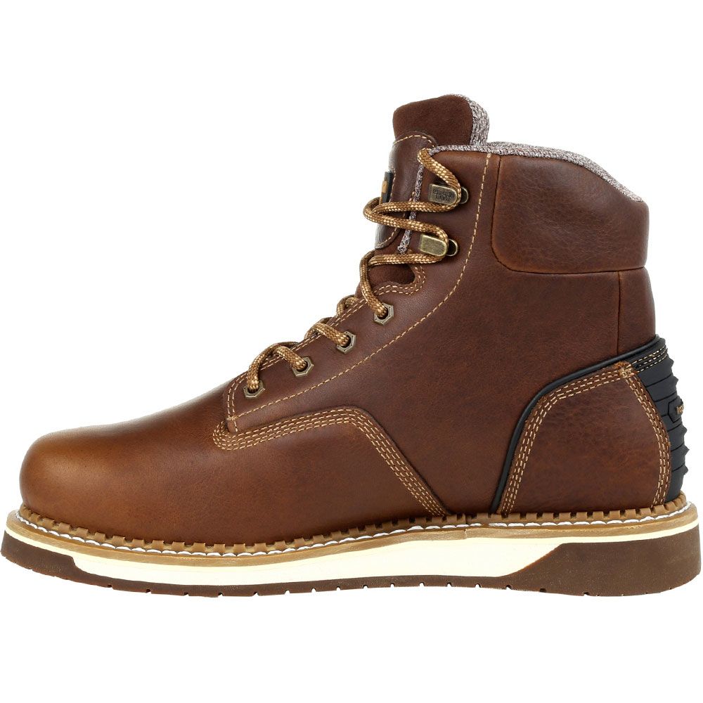 Georgia Boot Gb00351 Safety Toe Work Boots - Mens Brown Back View