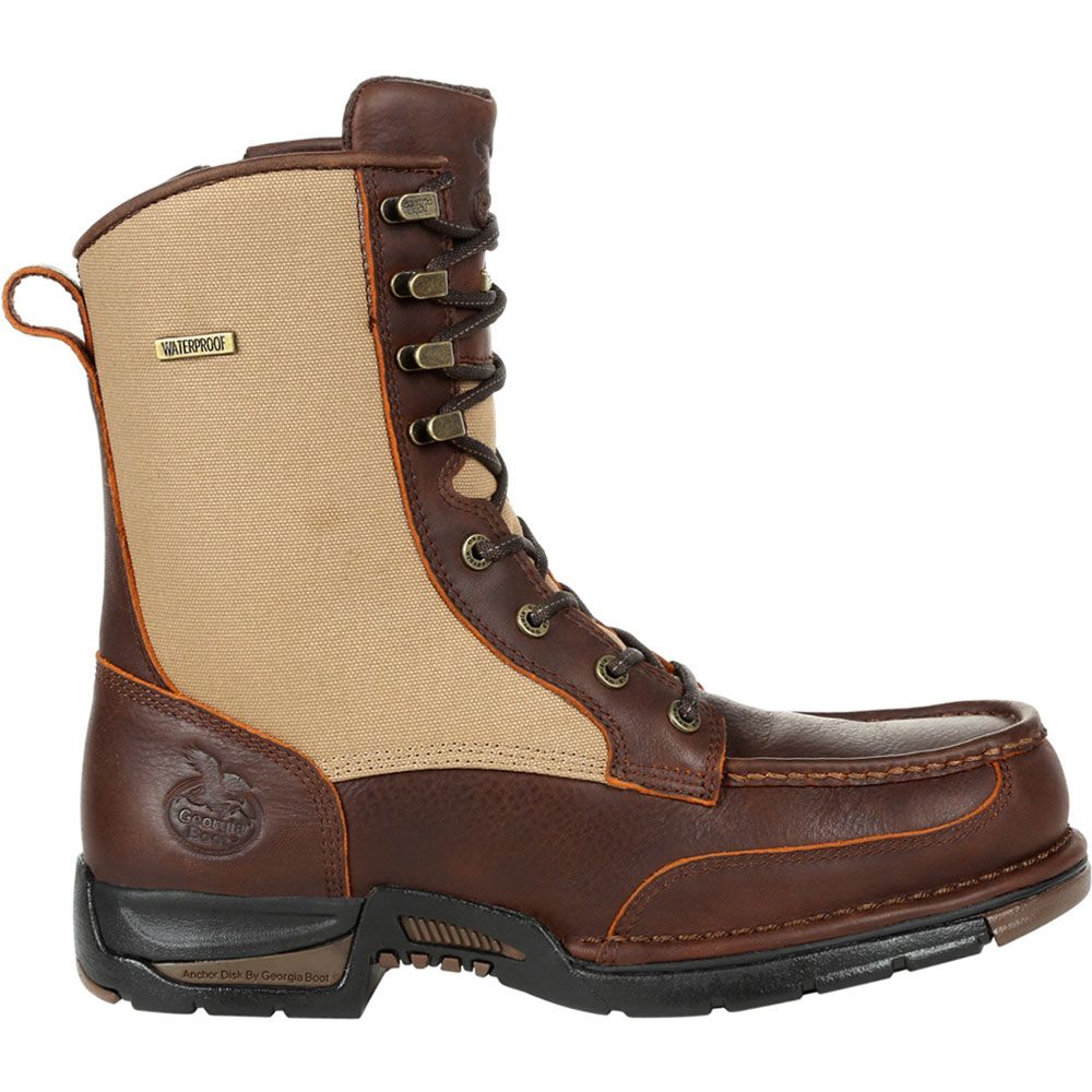 Georgia Boot Gb00354 Non-Safety Toe Work Boots - Mens Brown Side View
