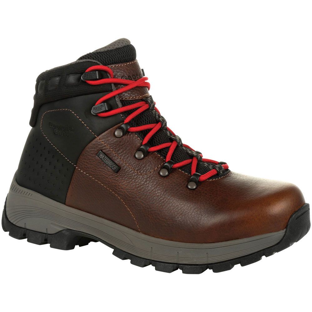 Georgia Boot Eagle Trail GB00397 Mens Safety Toe Work Boots Brown