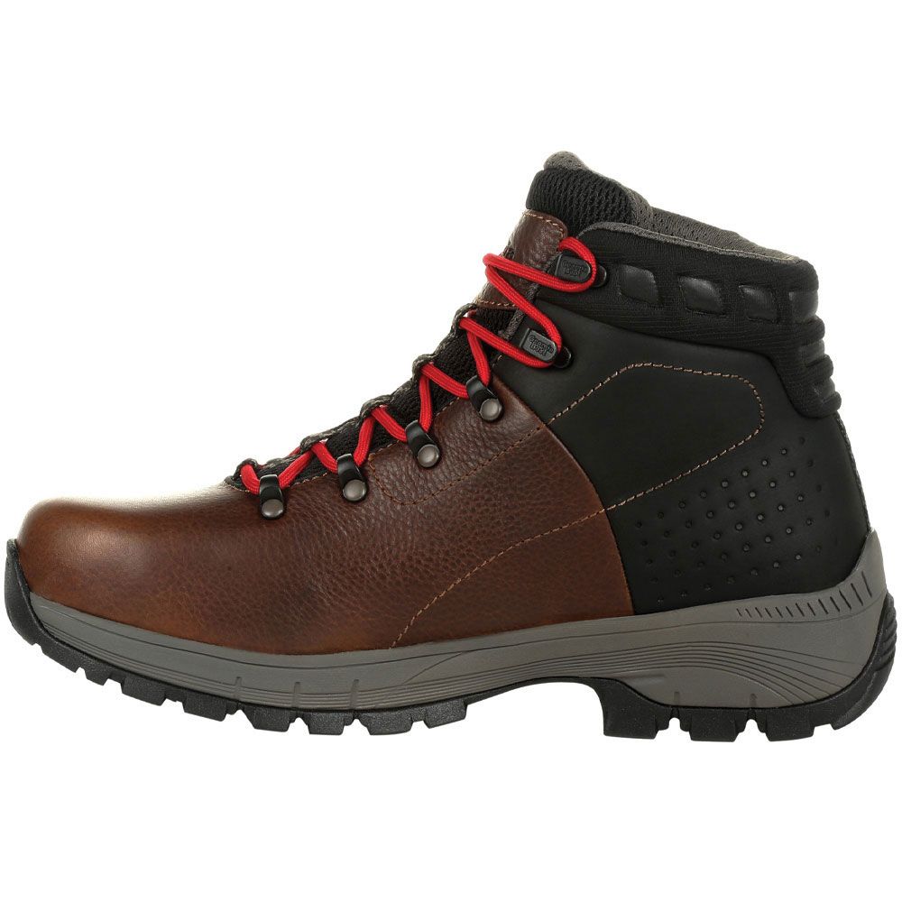 Georgia Boot Eagle Trail GB00397 Mens Safety Toe Work Boots Brown Back View