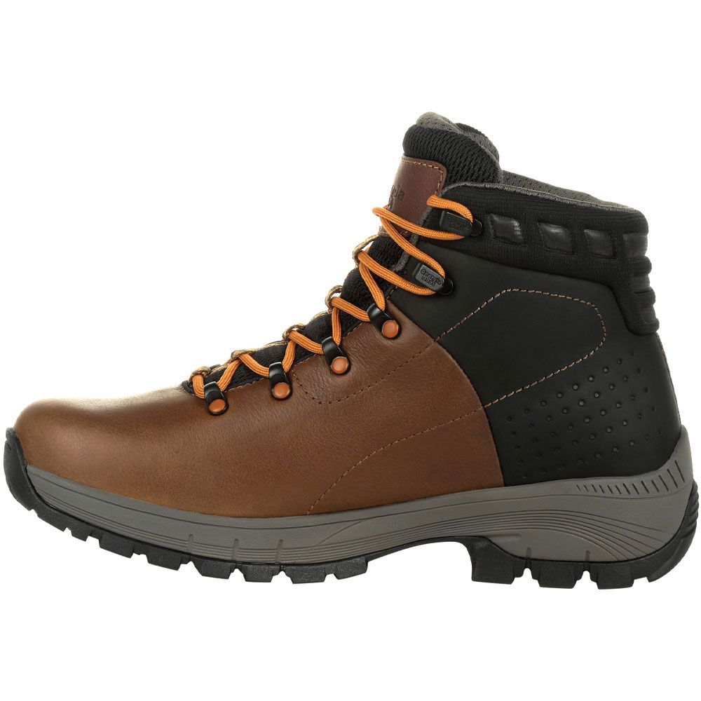 Georgia Boot Eagle Trail GB00402 Mens Non-Safety Toe Work Boots Brown Back View