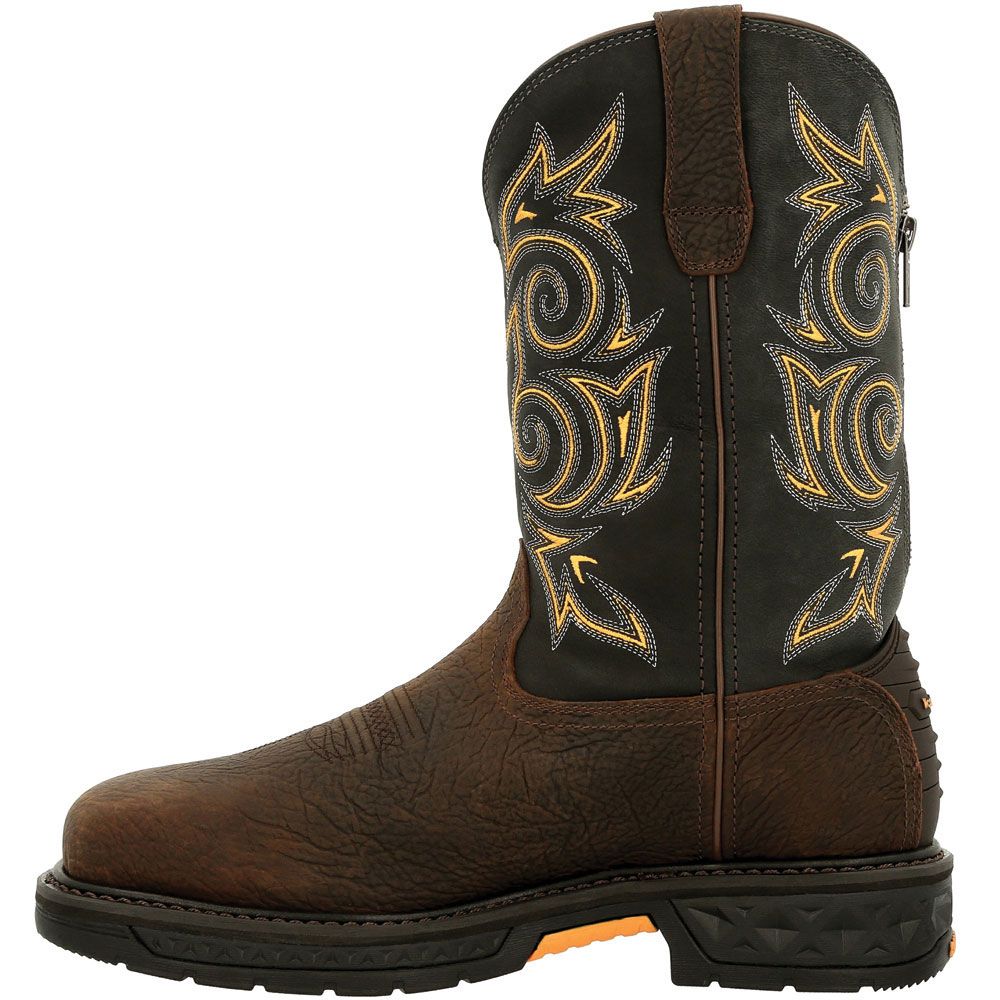 Georgia Boot CarboTec LT GB00437 Mens Western Work Boots Brown Back View