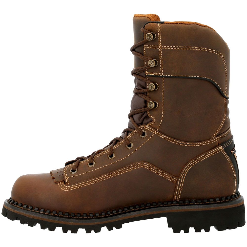 Georgia Boot AMP LT GB00472 Mens Non-Safety Toe Work Boots Brown Back View