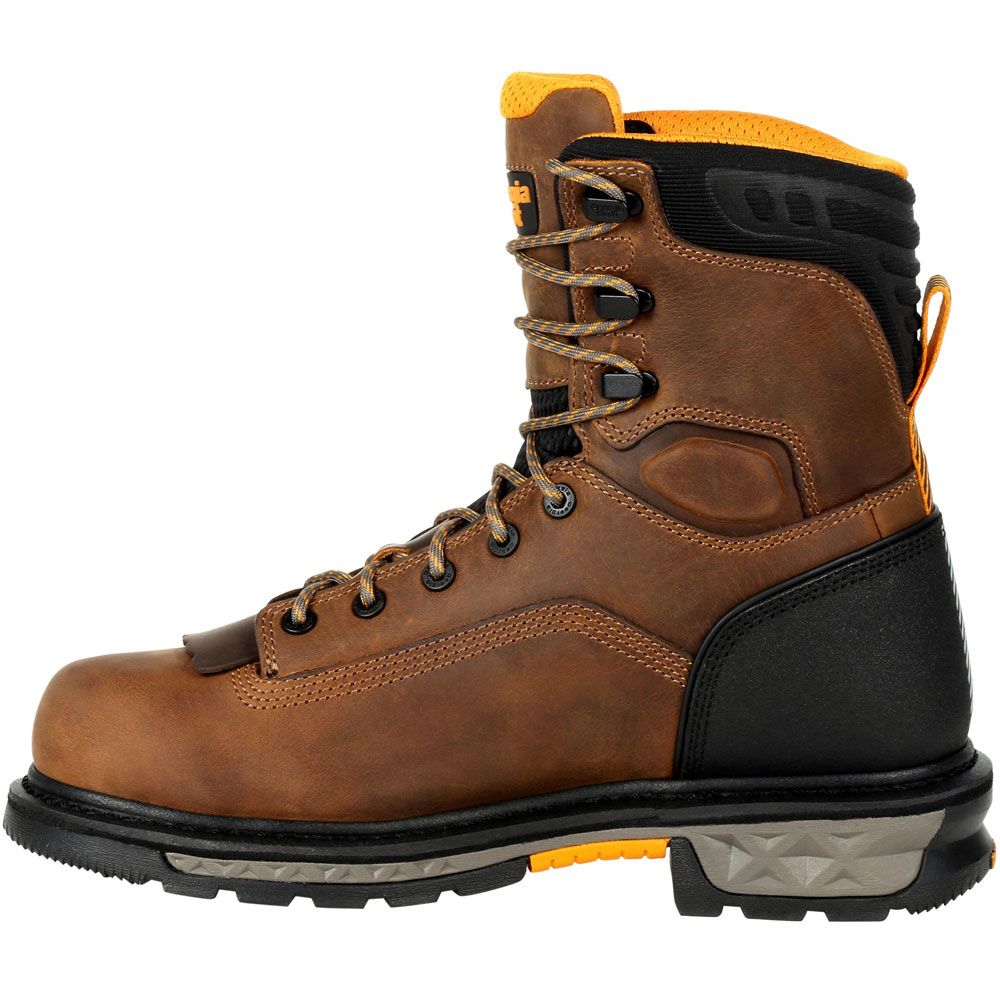 Georgia Boot Carbo Tec LTX GB00490 Mens Insulated Work Boots Brown Black Back View
