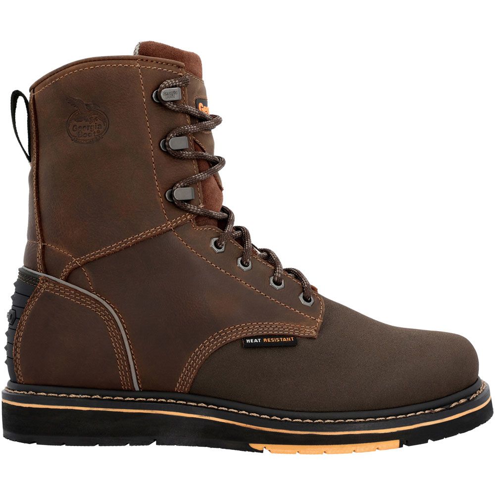 Georgia Boot AMP LT GB00520 Non-Safety Toe Work Boots - Mens Brown Side View