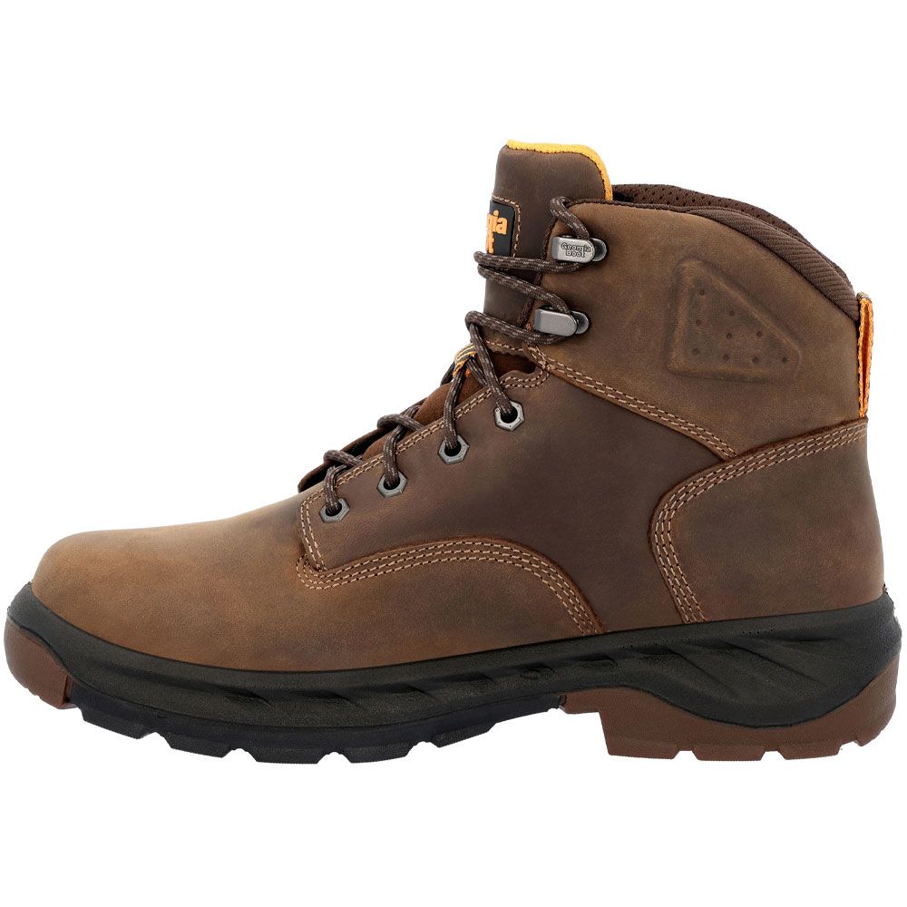 Georgia Boot OT GB00521 Non-Safety Toe Work Boots - Mens Brown Back View