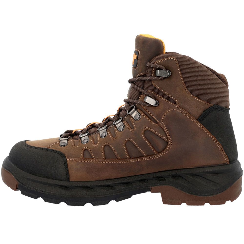 Georgia Boot OT Hiker GB00524 Non-Safety Toe Work Boots - Mens Brown Back View