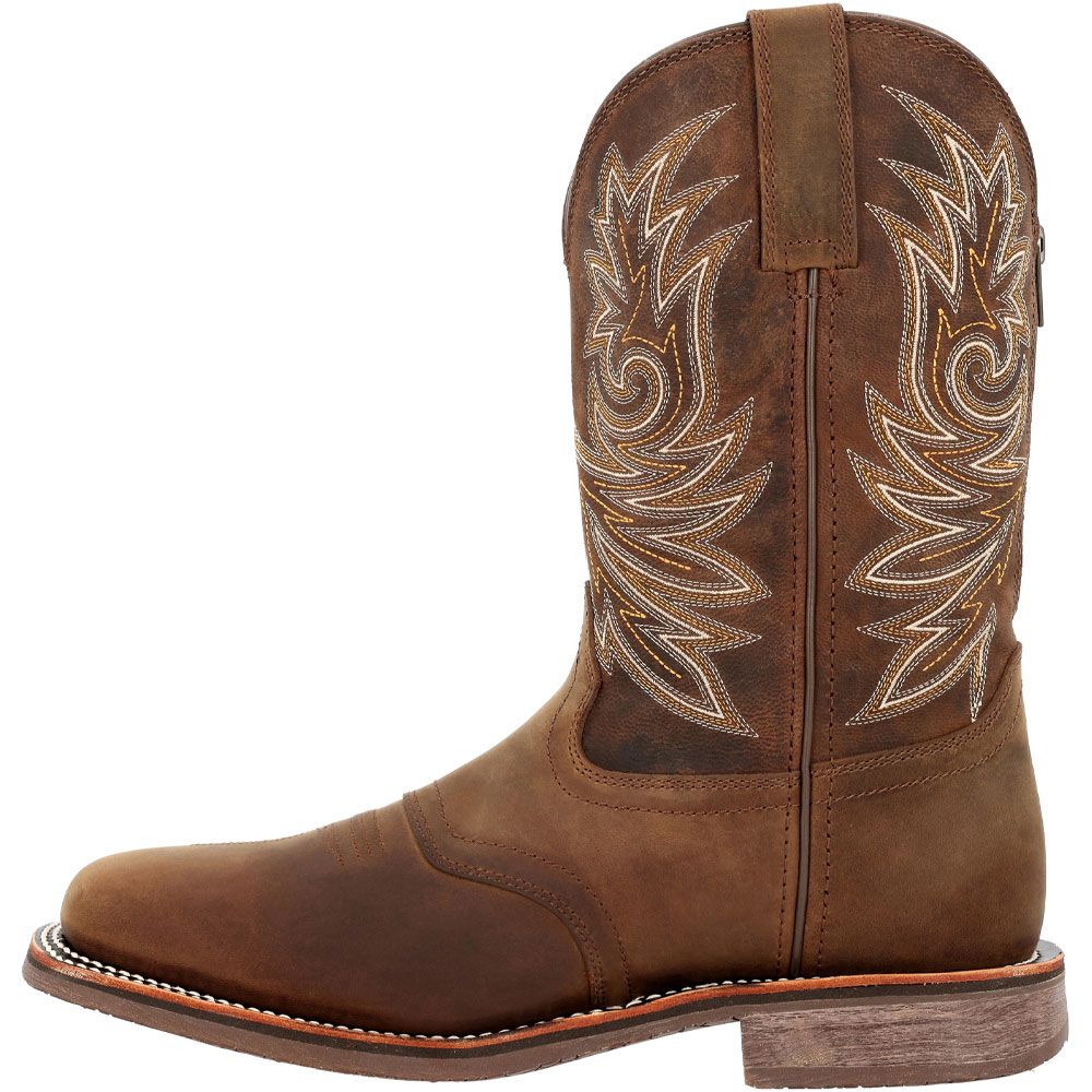 Georgia Boot Carbo-Tec Gb00525 Mens Western Boots Brown Back View