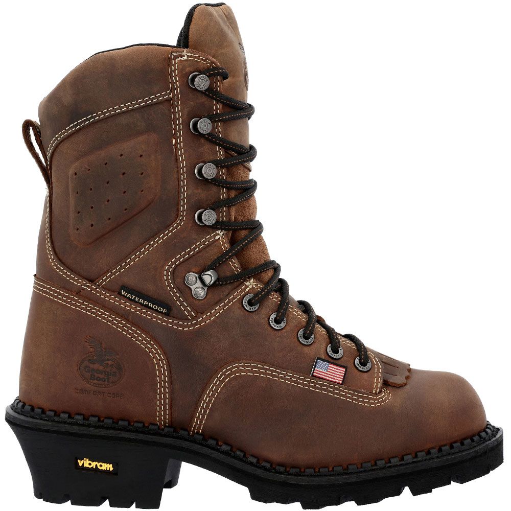 Georgia Boot USA Logger GB00540 Composite Toe Work Boots - Mens Brown