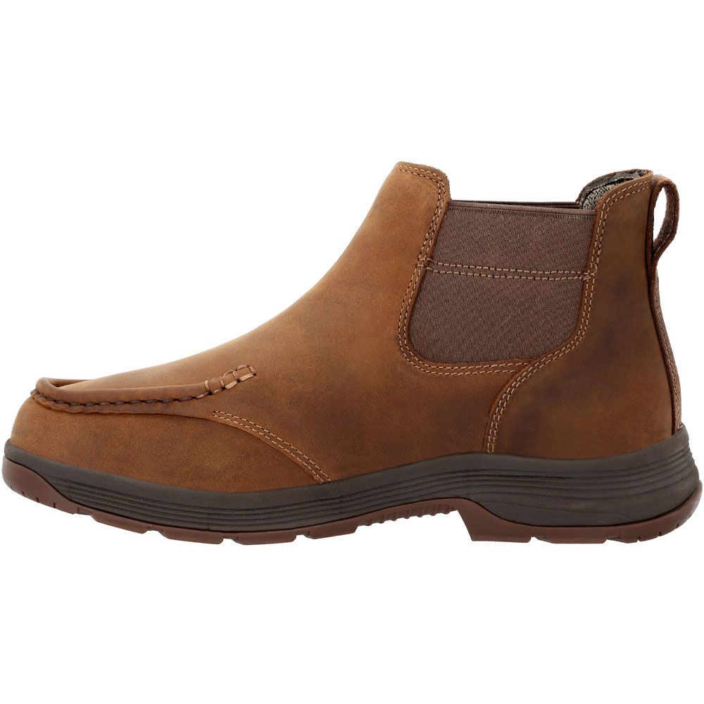 Georgia Boot Athens GB00548 Non-Safety Toe Work Boots - Mens Brown Back View