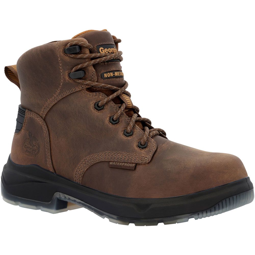 Georgia Boot FLXpoint Ultra 6 Inch Non-Safety Toe Mens Boots Brown