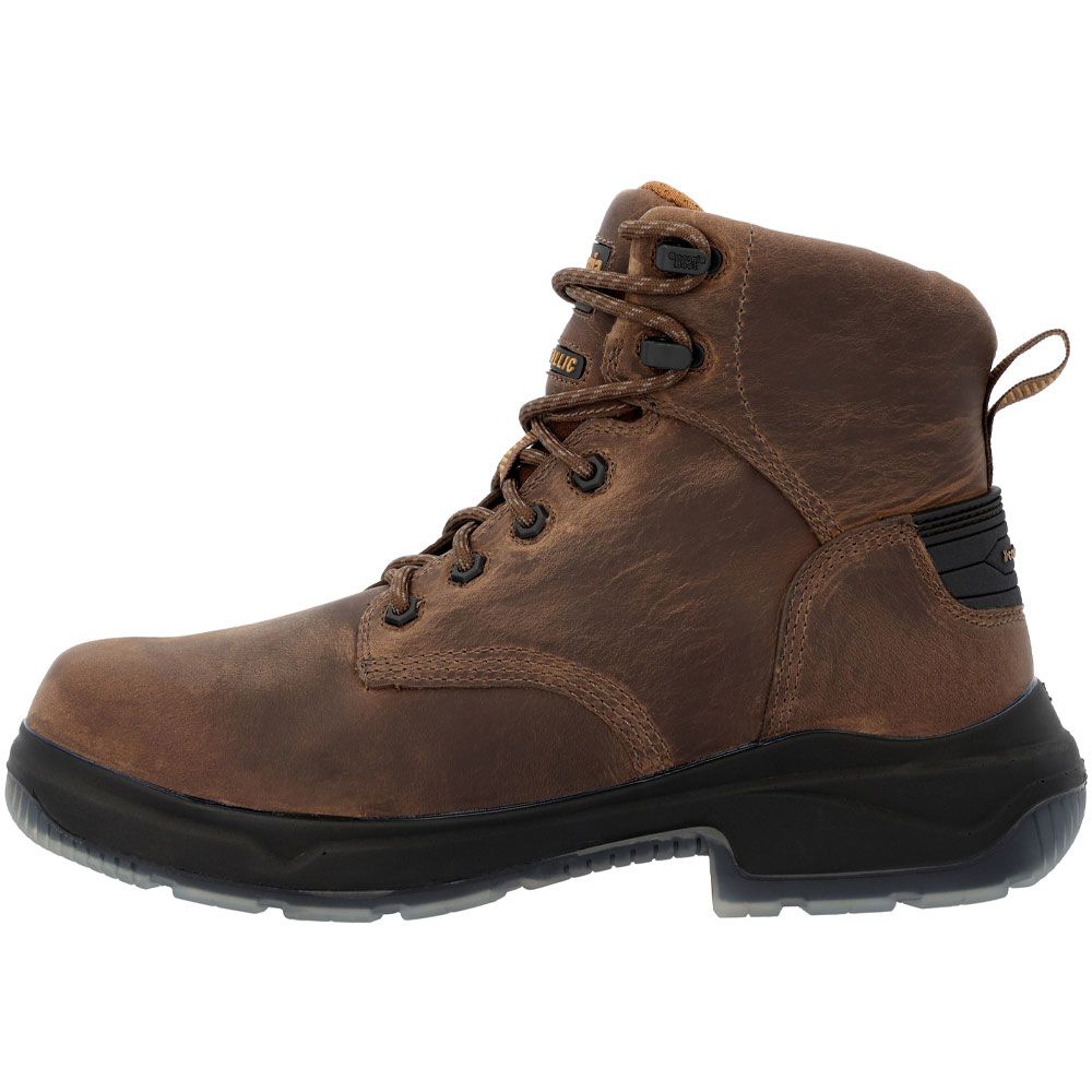 Georgia Boot FLXpoint Ultra 6 Inch Non-Safety Toe Mens Boots Brown Back View