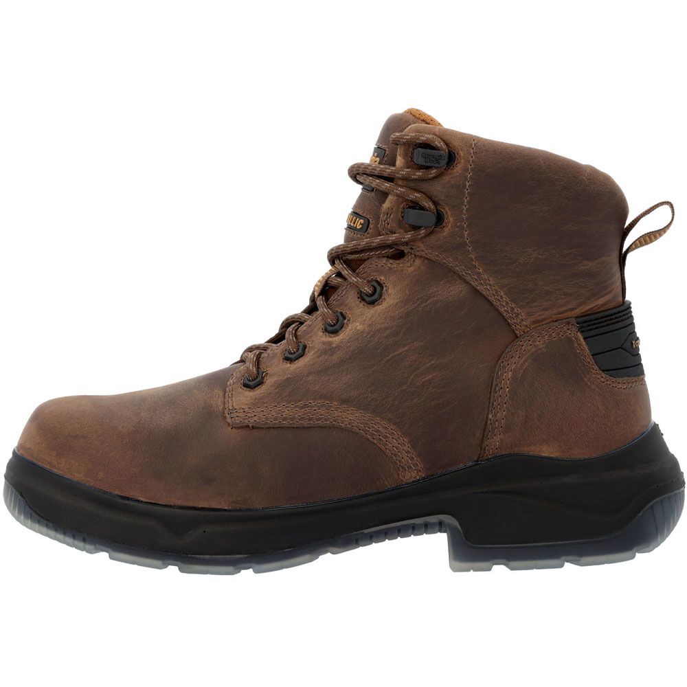 Georgia Boot  FLXPoint Ultra GB00552 6" WP CT Mens Boots Brown Back View