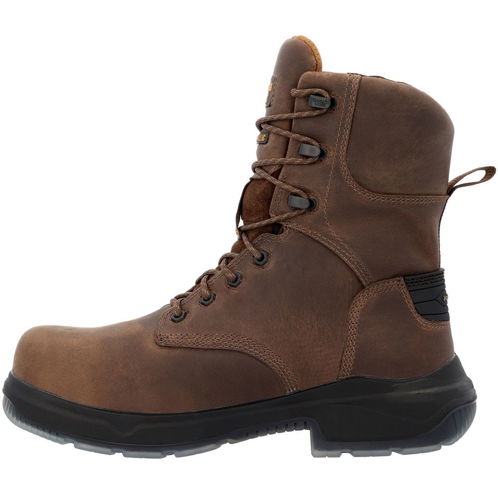 Georgia Boot FLXPoint Ultra GB00554 8" WP CT Boots - Mens Brown Back View