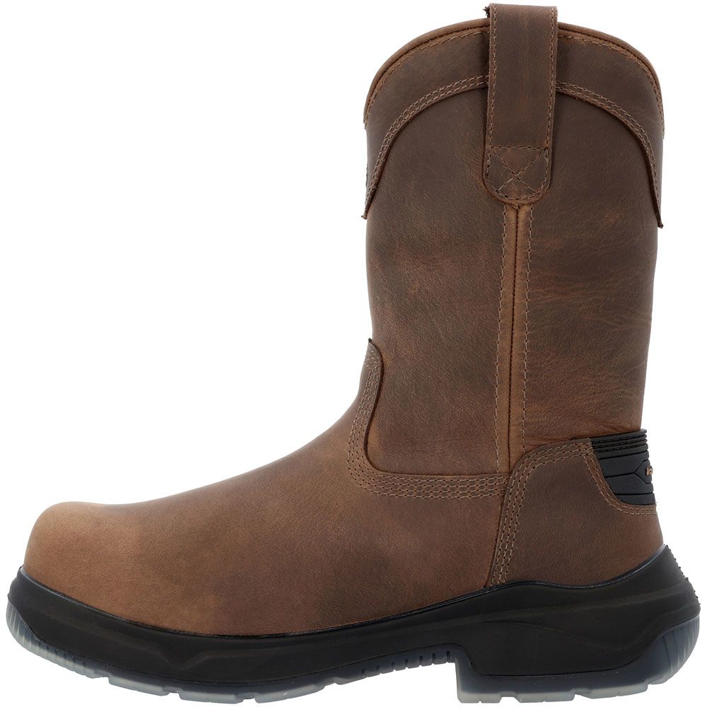Georgia Boot FLXPoint Ultra GB00555 11" WP CT Boots - Mens Brown Back View