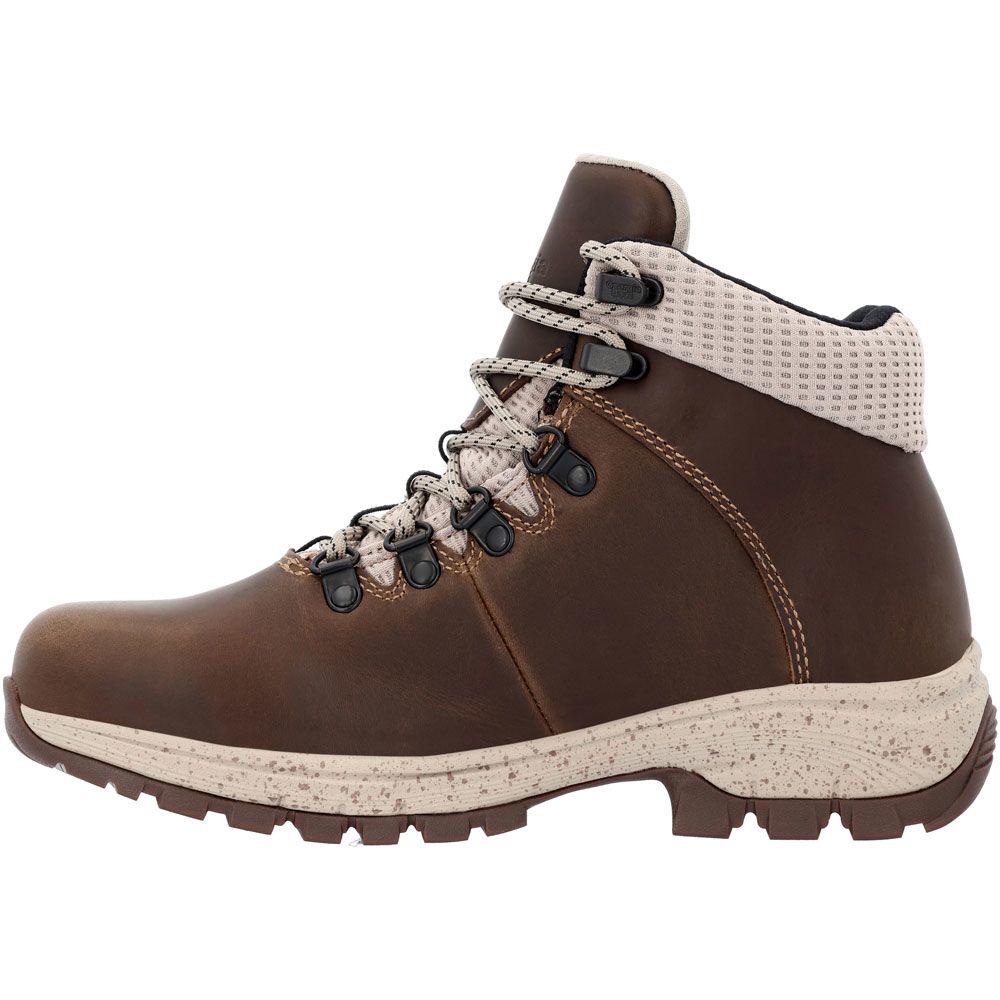 Georgia Boot Eagle Trail GB00556 Womens Safety Toe Work Boots Brown Back View