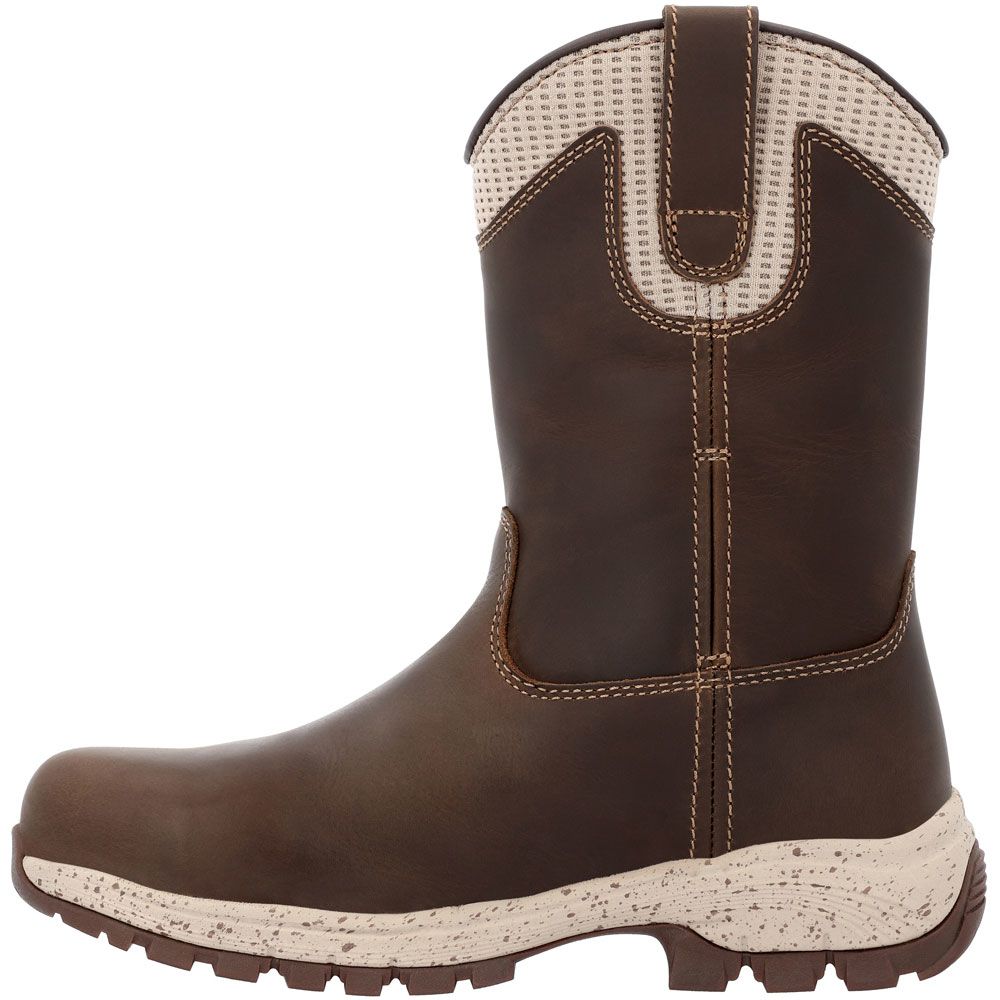 Georgia Boot Gb00557 Safety Toe Work Boots - Womens Brown Back View
