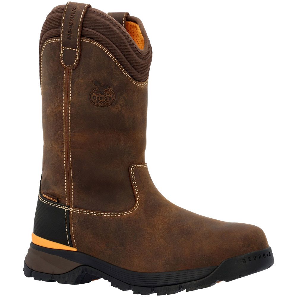 Geogria Boot TBD GB00598 Mens 11" Non-Safety Toe Boots Brown