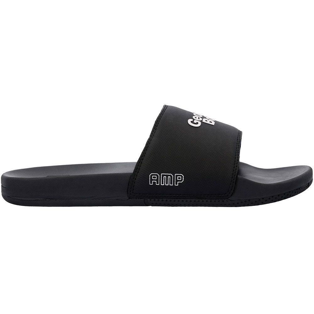 Georgia Boot AMP GB00600 Slide Sandals - Mens Black Side View