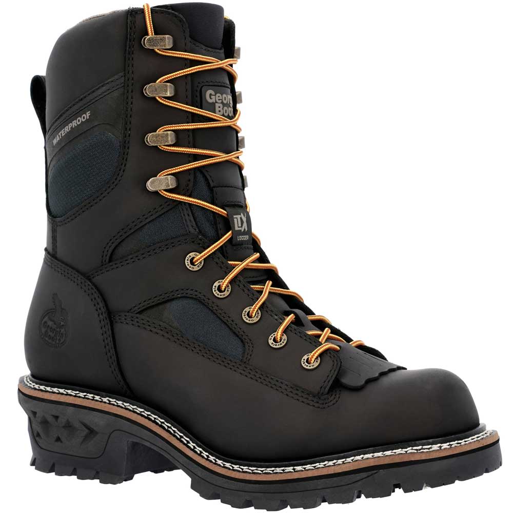 Georgia Boot Ltx Logger Composite Toe Work Boots - Mens Black