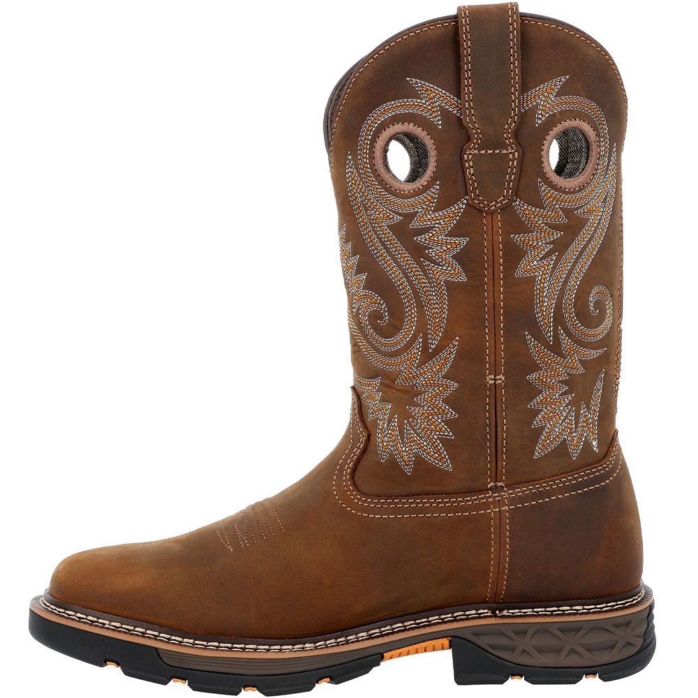 Georgia Boot Carbo-Tec GB00622 11" Western Boots - Mens Brown Back View