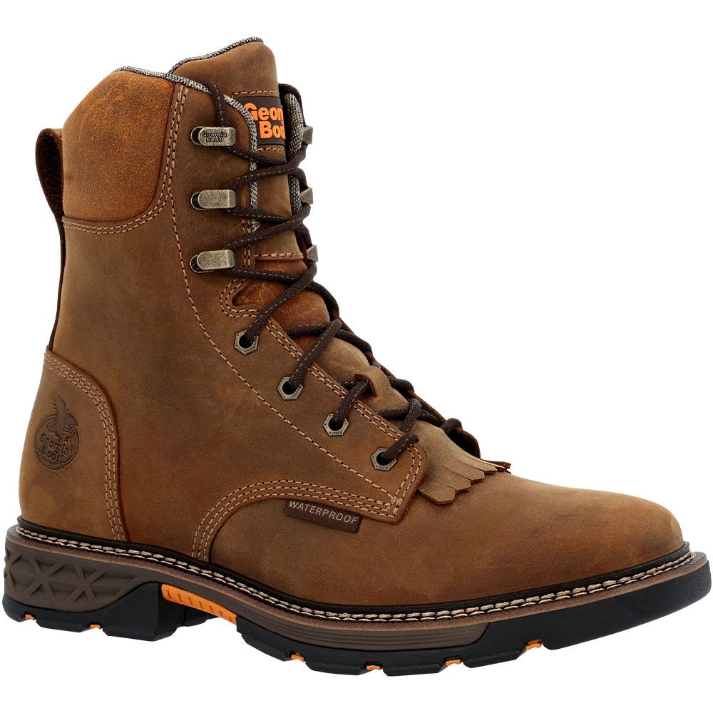 Georgia Boot Gb00623 8" Wp Non-Safety Toe Work Boots - Mens Brown