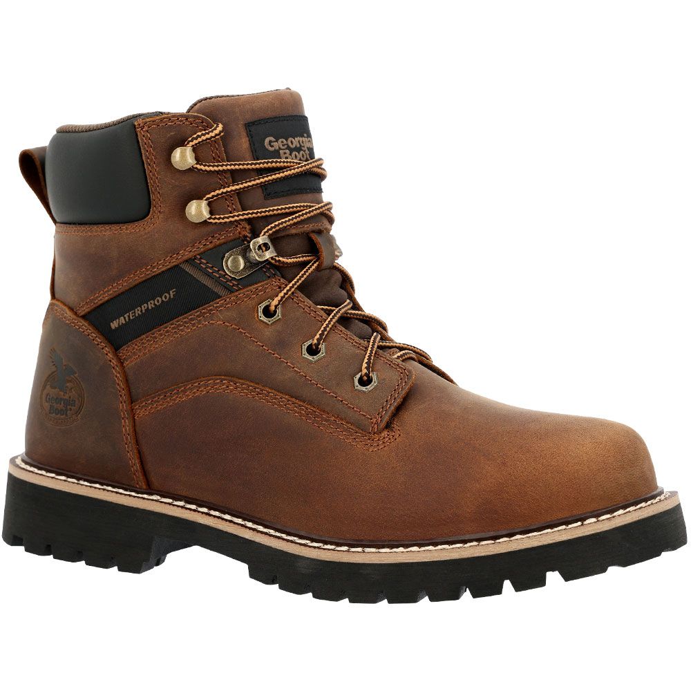 Georgia Boot Core 37 GB00635 6" Non-Safety Toe Work Boots - Mens Brown