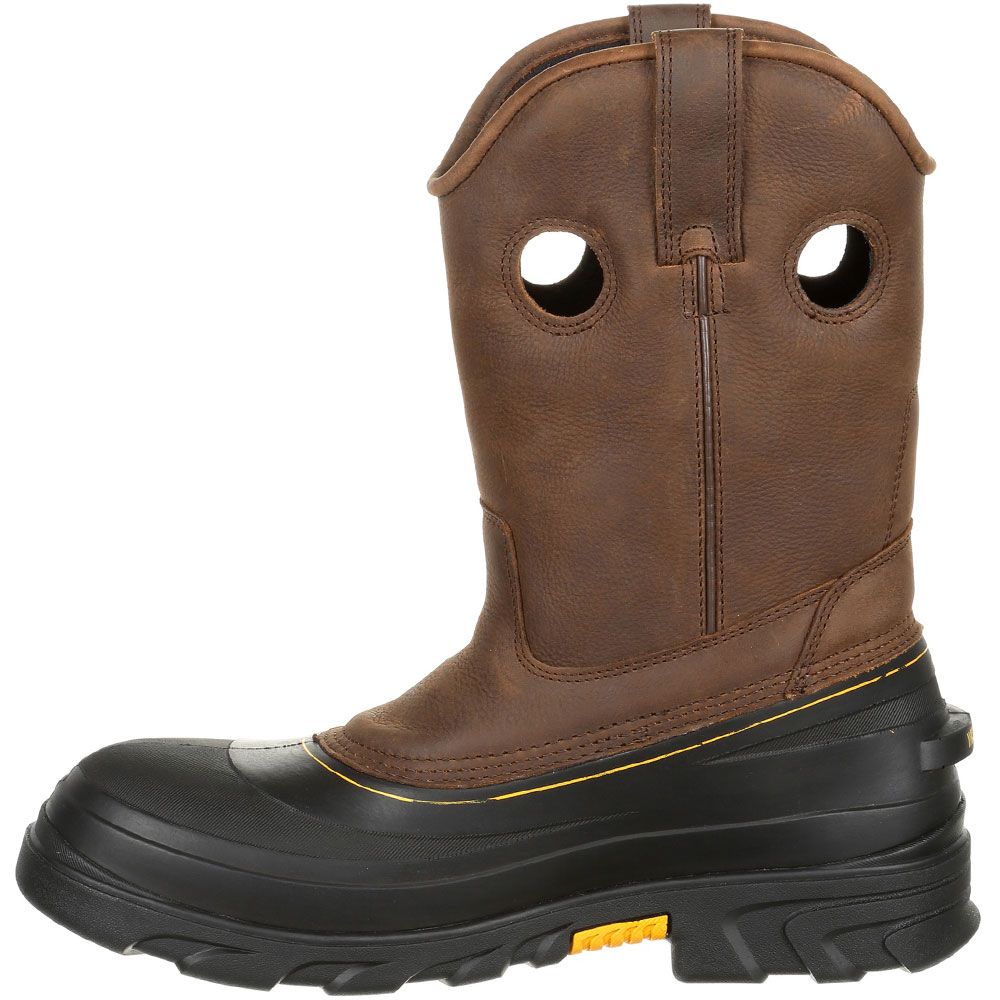 Georgia Boot GB00229TS Muddog Work Non-Safety Toe Work Boots - Mens Brown Back View