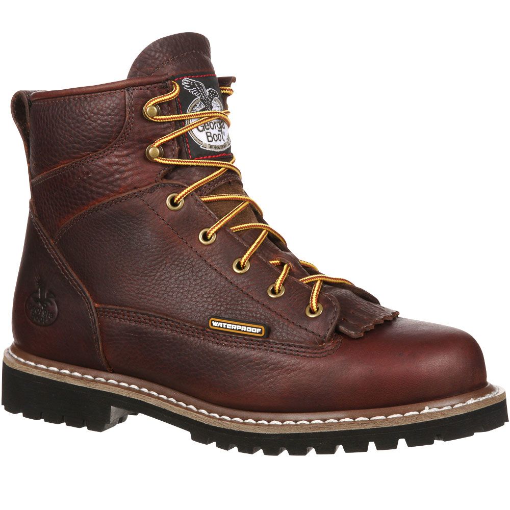 Georgia Boot Gbot052 Non-Safety Toe Work Boots - Mens Chocolate